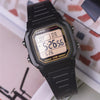 CASIOWaterproof Sports Analog Mens Black Digital