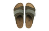 BirkenstockKyoto Suede Leather Sandals 'Thyme'