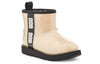 UGGClassic Clear Mini II Large LOGO Fleece Lined Big Boys Beige