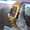 CASIOStainless Steel Strap Quartz Waterproof Black Dial Black Analog