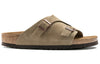 BirkenstockZrich Series Cowhide Suede Fashion Beige Version Sandals