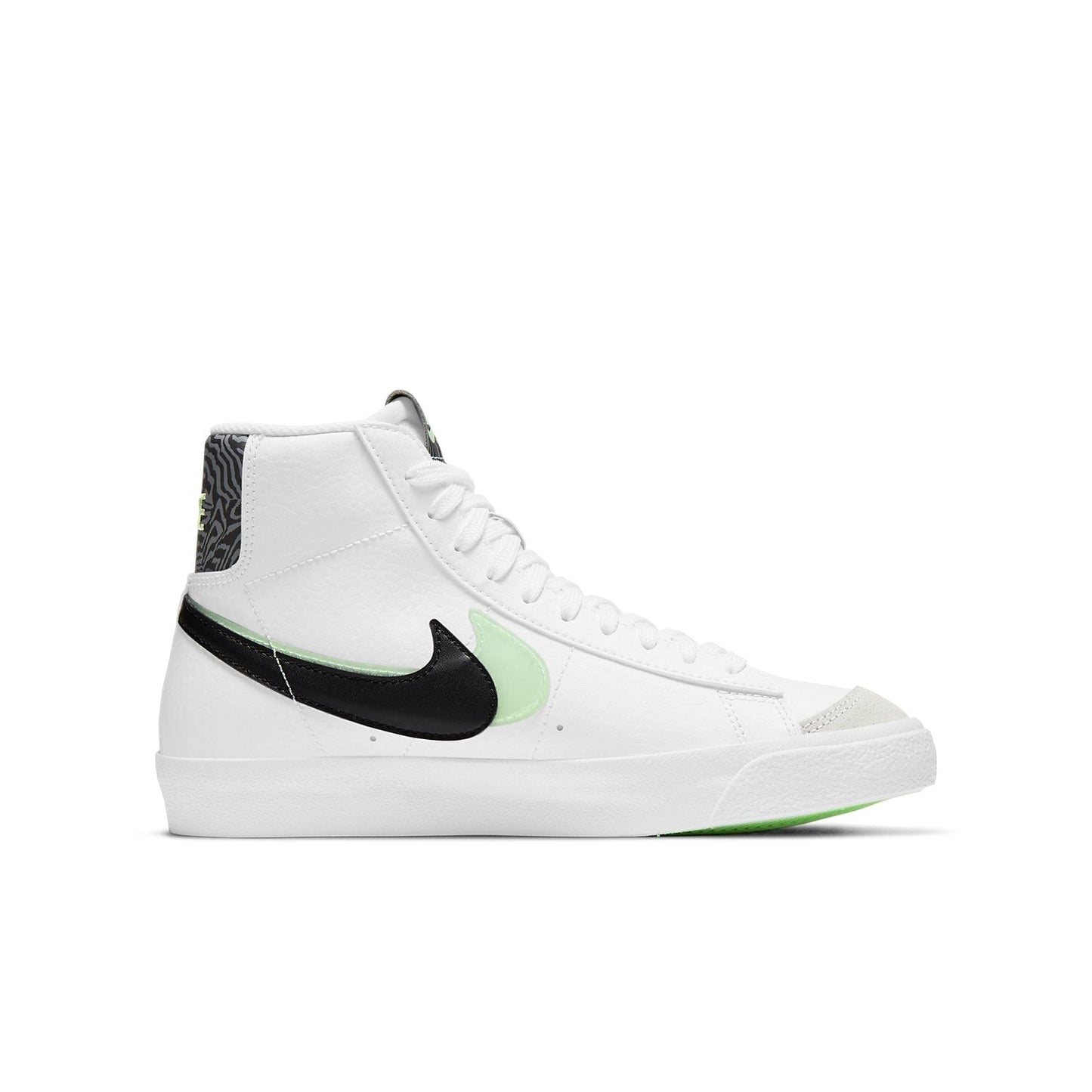 Nike(GS) Blazer Mid '77 SE 'Double Swoosh - White Vapor Green'