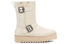 UGG(WMNS) Classic Rebel Biker Short Boot 'Bone'