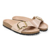 Birkenstock(WMNS) Madrid Big Buckle Natural Leather Patent Narrow FIt Sandals ' High Shine New Beige'
