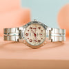 CASIOWaterproof Stainless Steel Strap White Analog