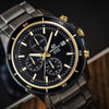 CASIOMen's EDIFICE IP Watch Business Mens Black Analog