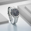 CASIOWaterproof EDIFICE Sapphire Crystal Mens Black Analog