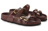 Birkenstock(WMNS) Franca Natural Leather Patent Narrow Fit 'High Shine Chocolate'