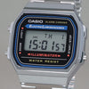 CASIOCasio Retro Fashion Digital Watch 'Silver Black Blue'