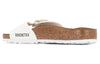 BirkenstockMadrid Birko-Flor Patent Narrow Fit Sandals 'Patent White'