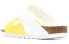 Birkenstock(WMNS) Arizona Split Birko Flor Narrow Fit Sandals 'White Lime Sour '
