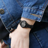 CASIOStainless Steel Strap Quartz Waterproof Black Analog
