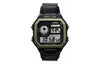 CASIOG Shock Battery Sports /Green Quartz Mens Black Digital