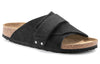 BirkenstockKyoto Nubuck-Suede Leather Sandals 'Black'