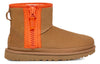 UGG(WMNS) Classic Mini Zipper Tape Logo 'Chestnut'