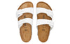 BirkenstockArizona Natural Leather Sandals 'White'