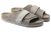 BirkenstockKyoto Nubuck/Suede Leather Narrow Fit 'Stone Coin'
