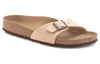 BirkenstockMadrid Birko-Flor White Narrow Fit 'Pink'