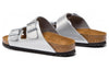 BirkenstockArizona Birko-Flor Narrow Fit Sandals 'Silver'