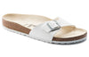 BirkenstockMadrid Birko-Flor Narrow Fit Sandals 'White'