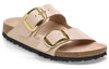Birkenstock(WMNS) Arizona Big Buckle Nubuk Leather Narrow Fit 'Soft Pink'