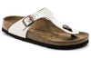 BirkenstockGizeh Birko-Flor Graceful Narrow Fit Sandals 'Pearl White'