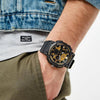 CASIOWaterproof Sports Quartz Mens Black/Gold Analog