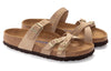 Birkenstock(WMNS) Franca Soft Footbed Nubuk Leather Narrow Fit 'Sandcastle'
