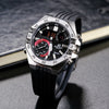 CASIOBluetooth Waterproof EDIFICE Sports Sapphire Crystal Quartz Solar Powered Mens Silver Analog/Digital Combo