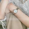 CASIOCasio Sheen Analog Watch 'Rose Gold Crystal White'