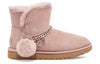 UGG(WMNS) Classic Charm Mini Stay Warm Fleece Lined Pink