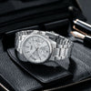 CASIOWaterproof Stainless Steel Strap Quartz Mens White Analog