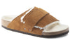 BirkenstockKyoto Shearling Suede Leather 'Mink'