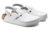 BirkenstockKay SL Natural Leather Sandals 'White'