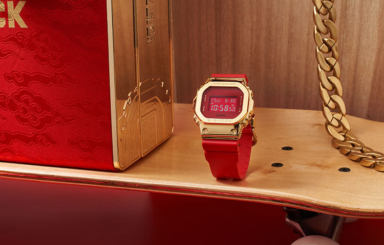 CASIOG-Shock Square 'Red'
