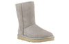 UGG(WMNS) Classic Short II Fleece Lined Gray White