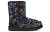 UGG(WMNS) Classic Short Stellar Sequin Snow Boots Black/Blue