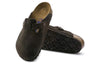 BirkenstockBoston Soft Footbed Regular 'Suede Mocha'