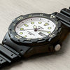 CASIOCasio Retro Fashion Analog Classic Pointers Watch 'Black White Green'