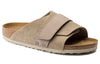 BirkenstockKyoto Nubuck-Suede Leather Sandals 'Taupe'