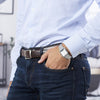 CASIOWaterproof Stainless Steel Strap Mens Silver Analog/Digital Combo