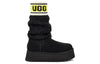 UGG(WMNS) Classic Sweater Letter Boot 'Black'