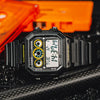 CASIOWaterproof Sports Mens Black Digital
