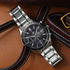 CASIOEDIFICE Quartz Waterproof Solar Powered Stainless Steel Strap Mens Black Analog