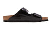 BirkenstockArizona Birko-Flor Narrow Fit Sandals 'Black Patent'