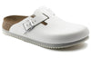 BirkenstockBoston Super Grip Leather Narrow Fit 'White'