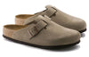 BirkenstockBoston Soft Footbed Mules 'Taupe '