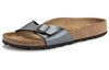 BirkenstockMadrid Birko-Flor Narrow Fit Sandals 'Metallic Black'