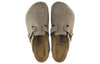 Birkenstock(WMNS) Boston Soft Footbed Suede 'Taupe'