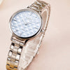 CASIOSHEEN Series Minimalistic 3D Rhombus Business Watch SHE-4545D-2AUPR Light Blue Analog